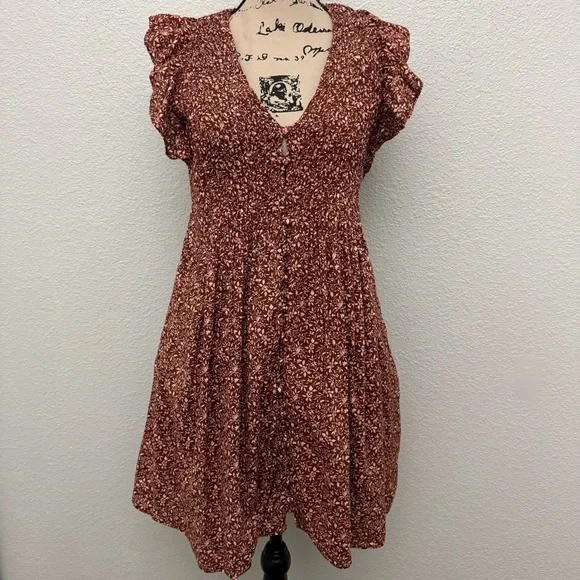 Madewell Pintuck Mini Dress in Florentine Floral Size XS - Picture 2 of 16